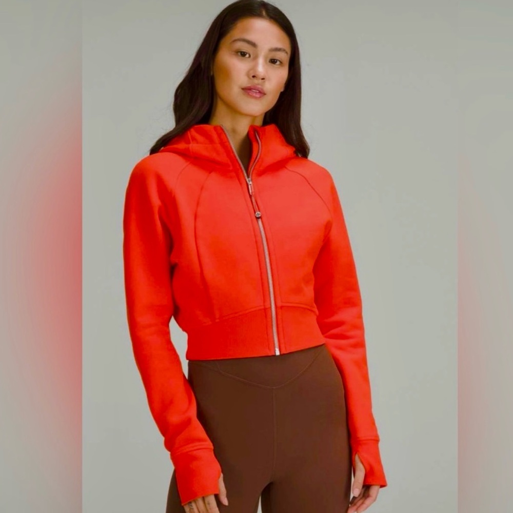 Lululemon Scuba Full-Zip Cropped Hoodie
